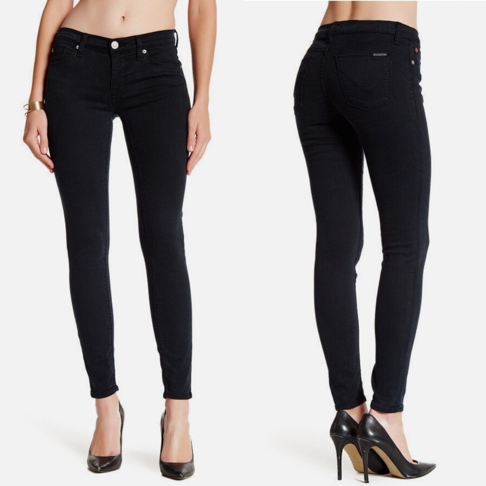 Hudson Krista Super Skinny Ankle Black Jeans Women’s Size 31 ModernCore Casual